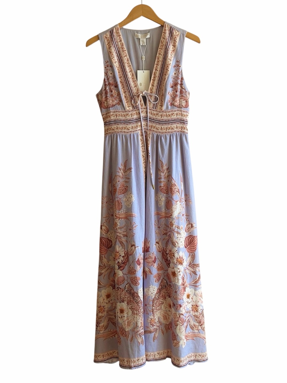 NEW Caroline Constas floral maxi sun dress size S small